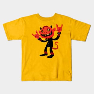 Heavy Metal Devil Kids T-Shirt